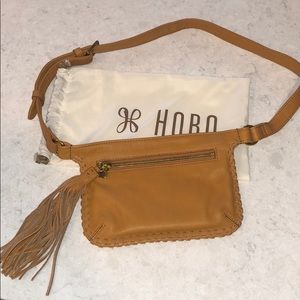 Leather Hobo hip belt bag